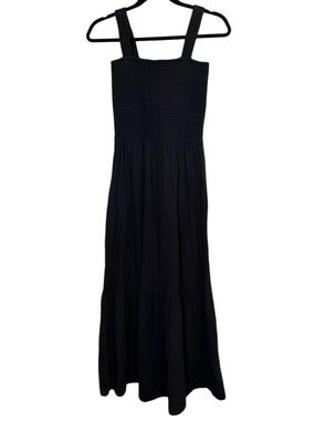 Quince Organic Cotton Gauze Smocked Sundress Sz S